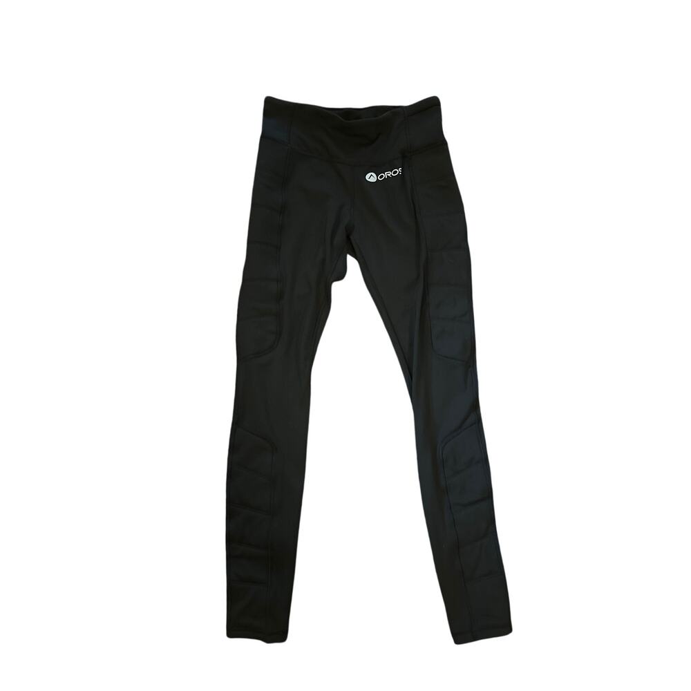 Women S Oros Solarcore Discovery Dark Brown Leggings Pants Insulated Padded Side